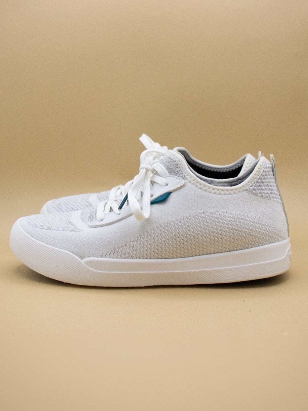 Vessi Weekend White Knit Shoes Women's Size 7